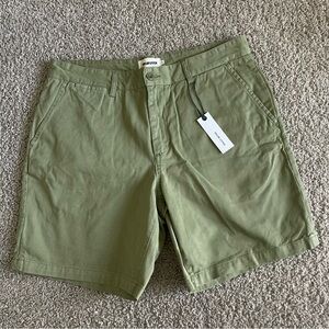 Taylor Stitch Olive Flat-Front Men's Shorts